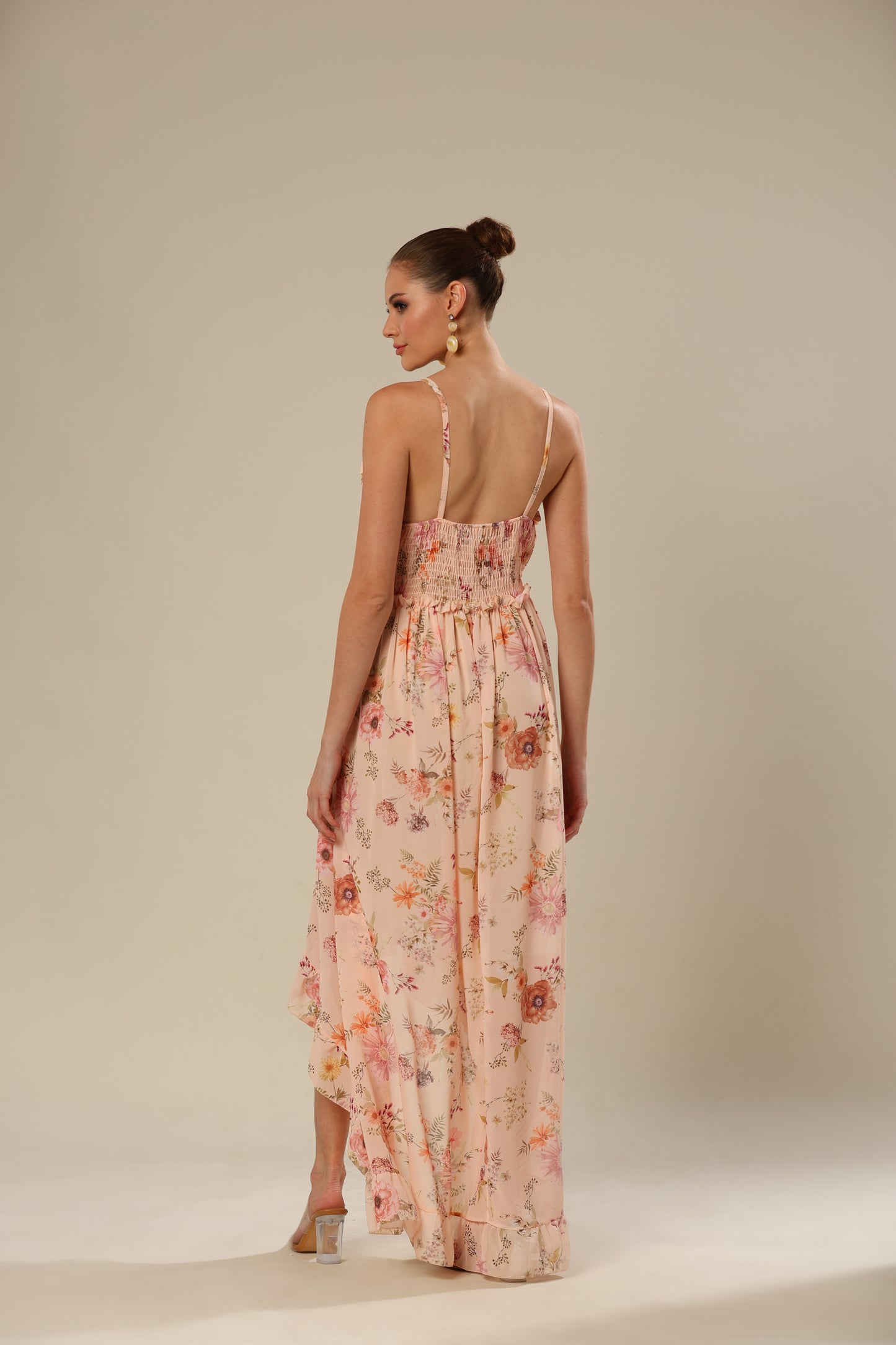 Subtle Splendor Spaghetti Strap Elegance Dress