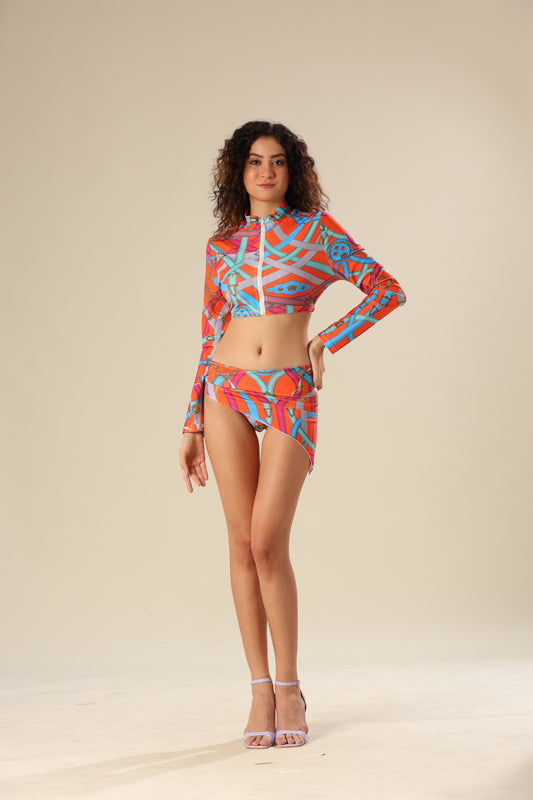 Sunrise Splash Duq Bikini Set