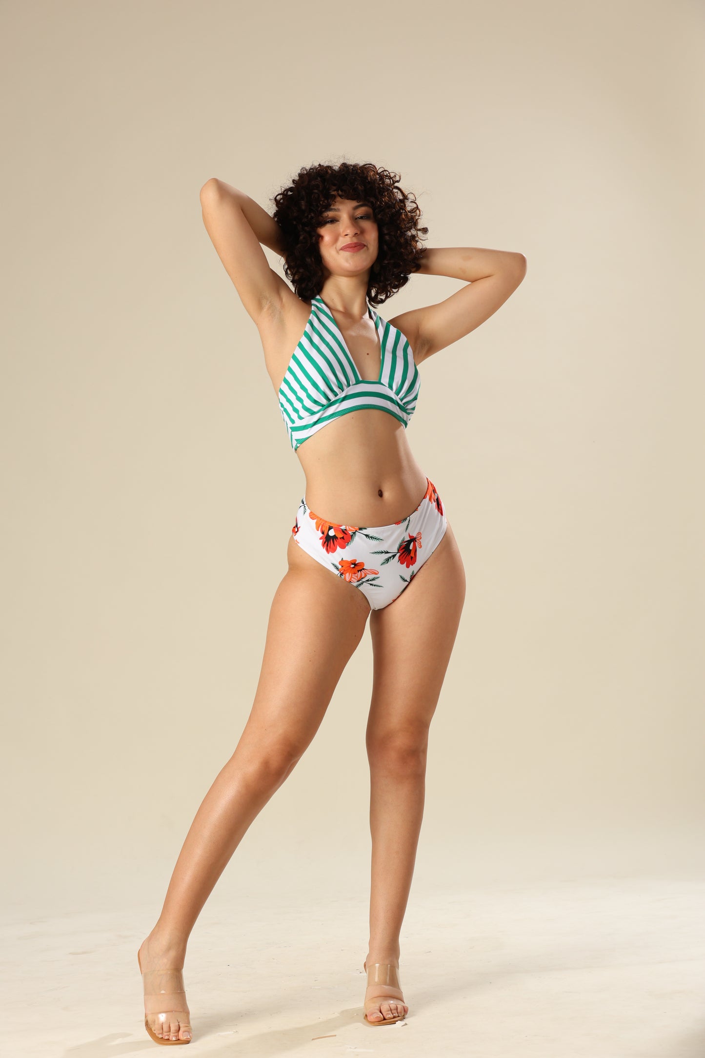 Green Oasis Ensemble Bikini Set