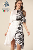 Satin Safari Fusion Dress - Resort Wear