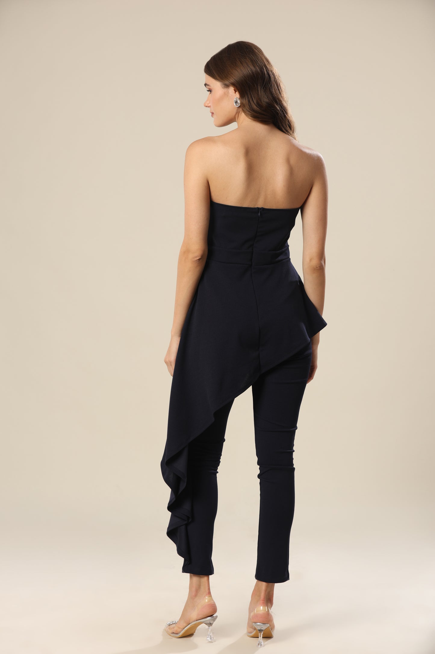 Modern Jumpsuit With Ruffle