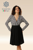 Geometric Ease Relaxed Chic Dress