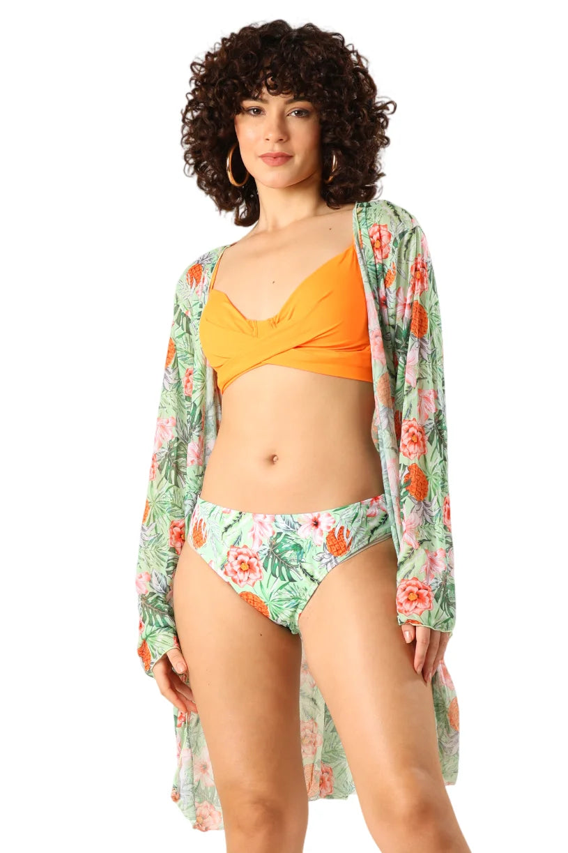 Citrus Bloom Ensemble Bikini Set