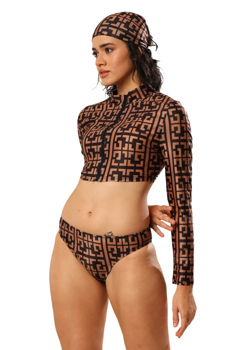 Cocoa Bomb Shell Bikini Set