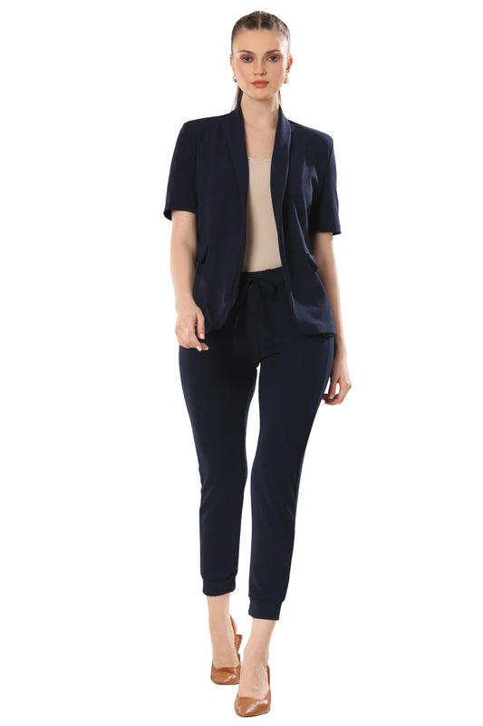 Indigo Infusion Blazer & Pant Ensemble