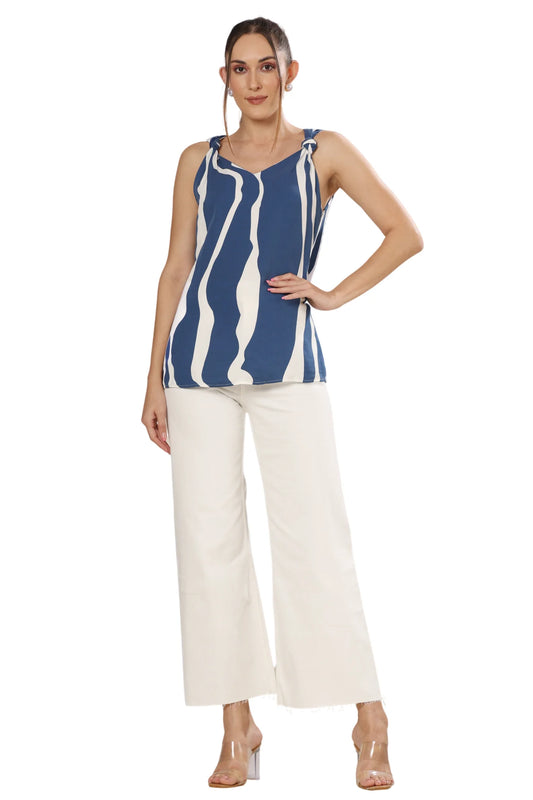 Nautical Knot Ocean Waves Top