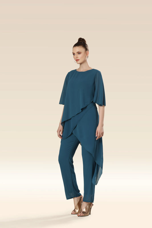 Set Of Translucent Tunic And Long Pants