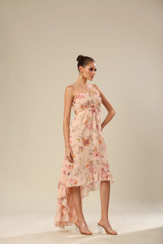 Subtle Splendor Spaghetti Strap Elegance Dress