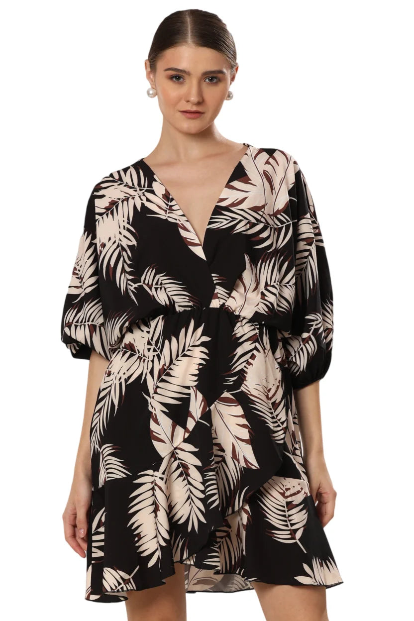 Tropical Palm Affair Dress