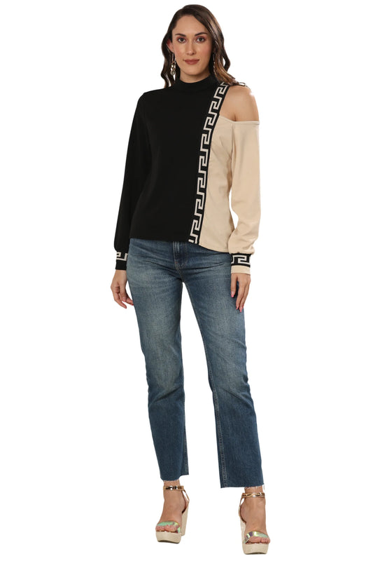 Versatile Dual Geometric Chic Top