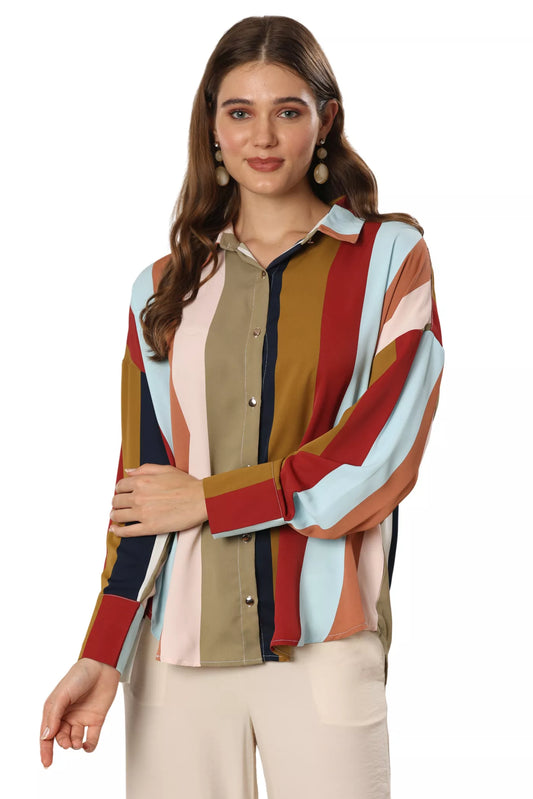 Multi Colored Stripe Bliss Shirt