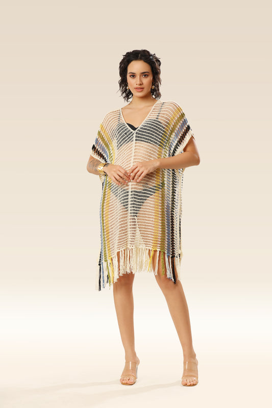 Sunny Threads Tassel Cover-Up