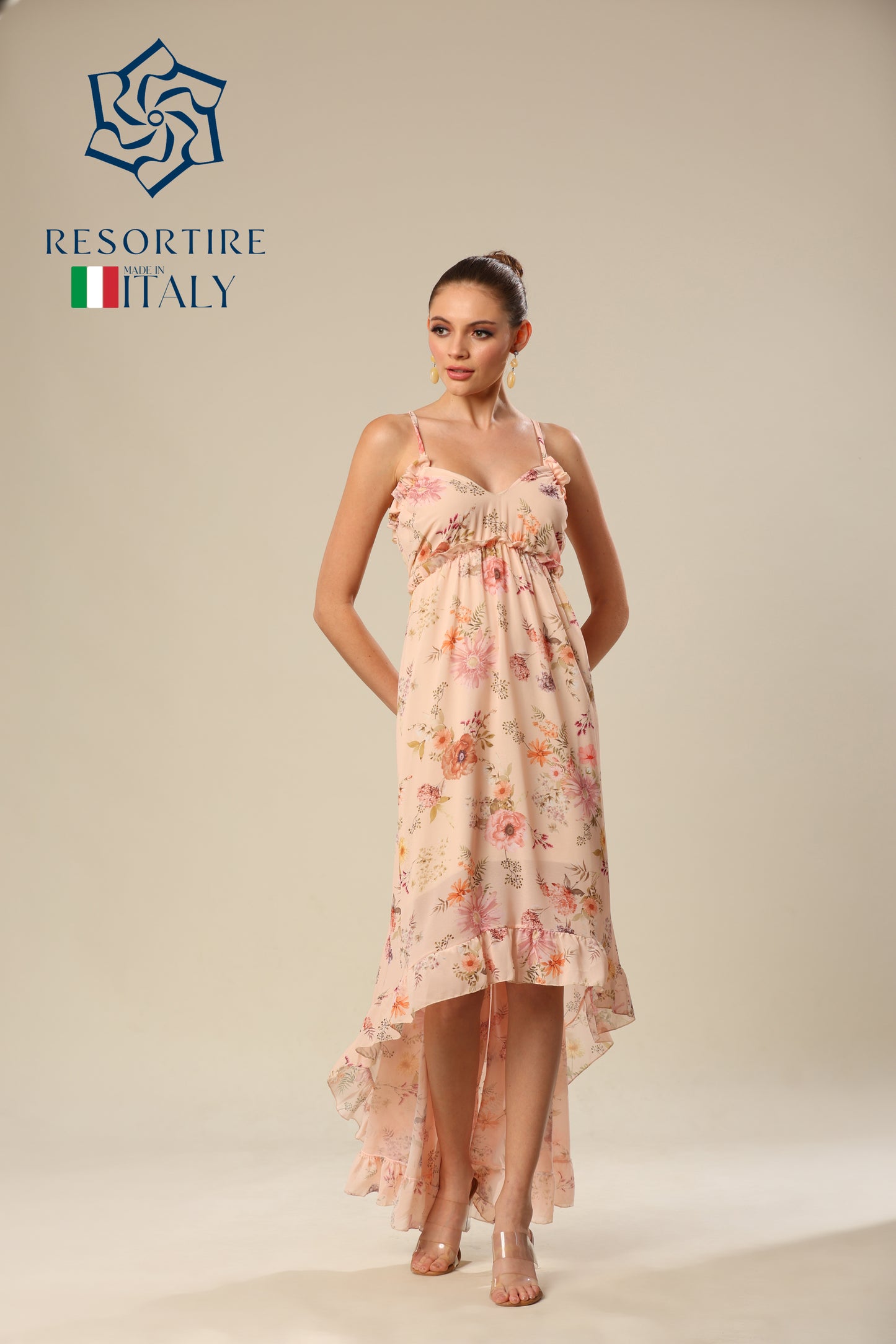 Subtle Splendor Spaghetti Strap Elegance Dress