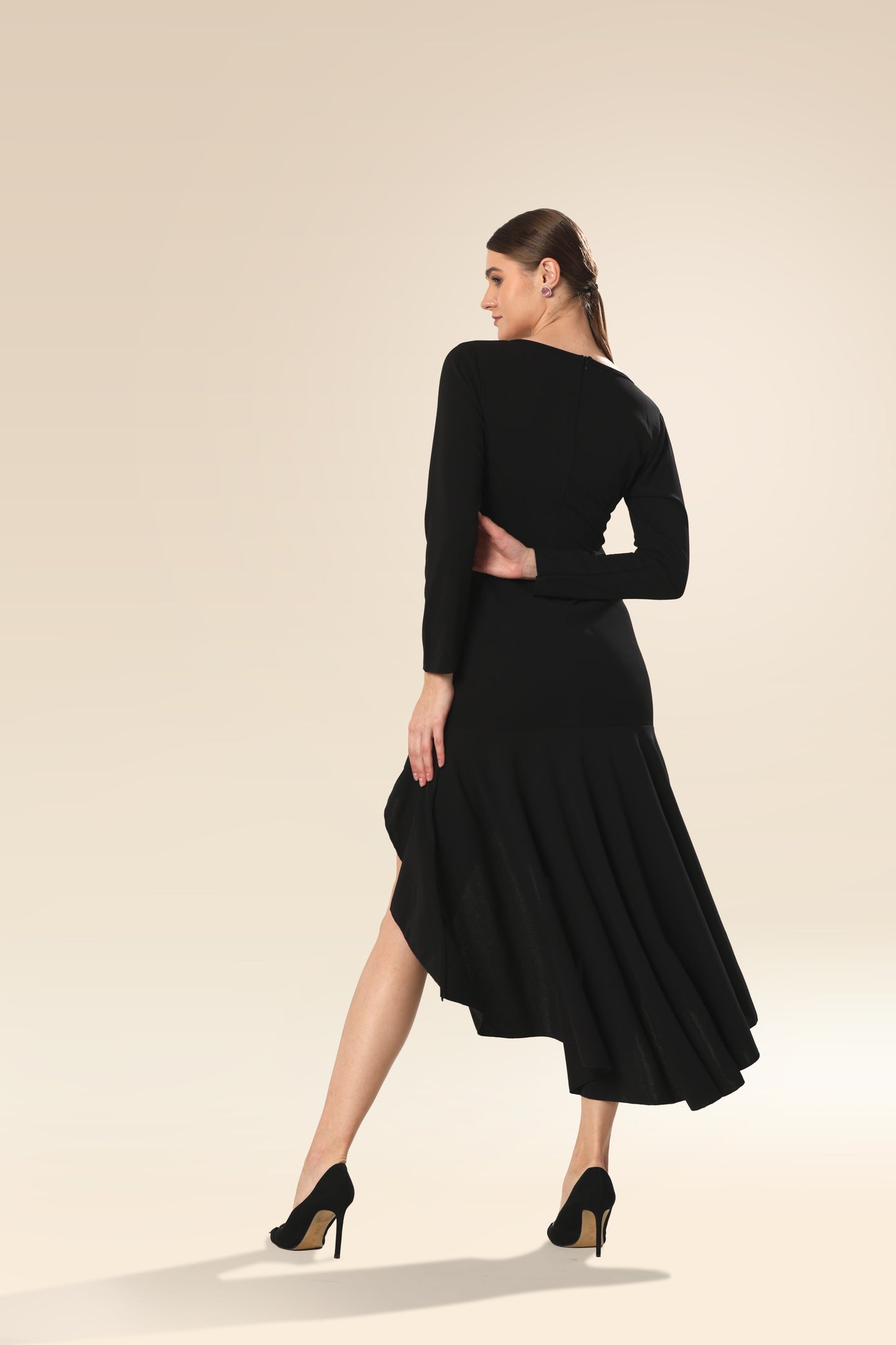 Raven Ruffle Perfect Stunner Dress