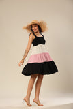 Charcoal Haze Color Block Dress