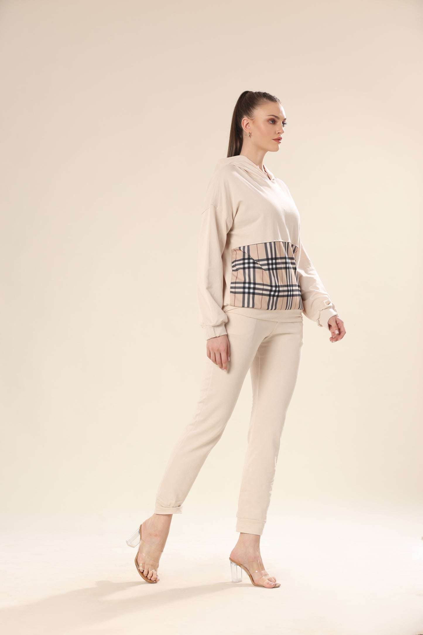 Checkered Comfort Track Suit