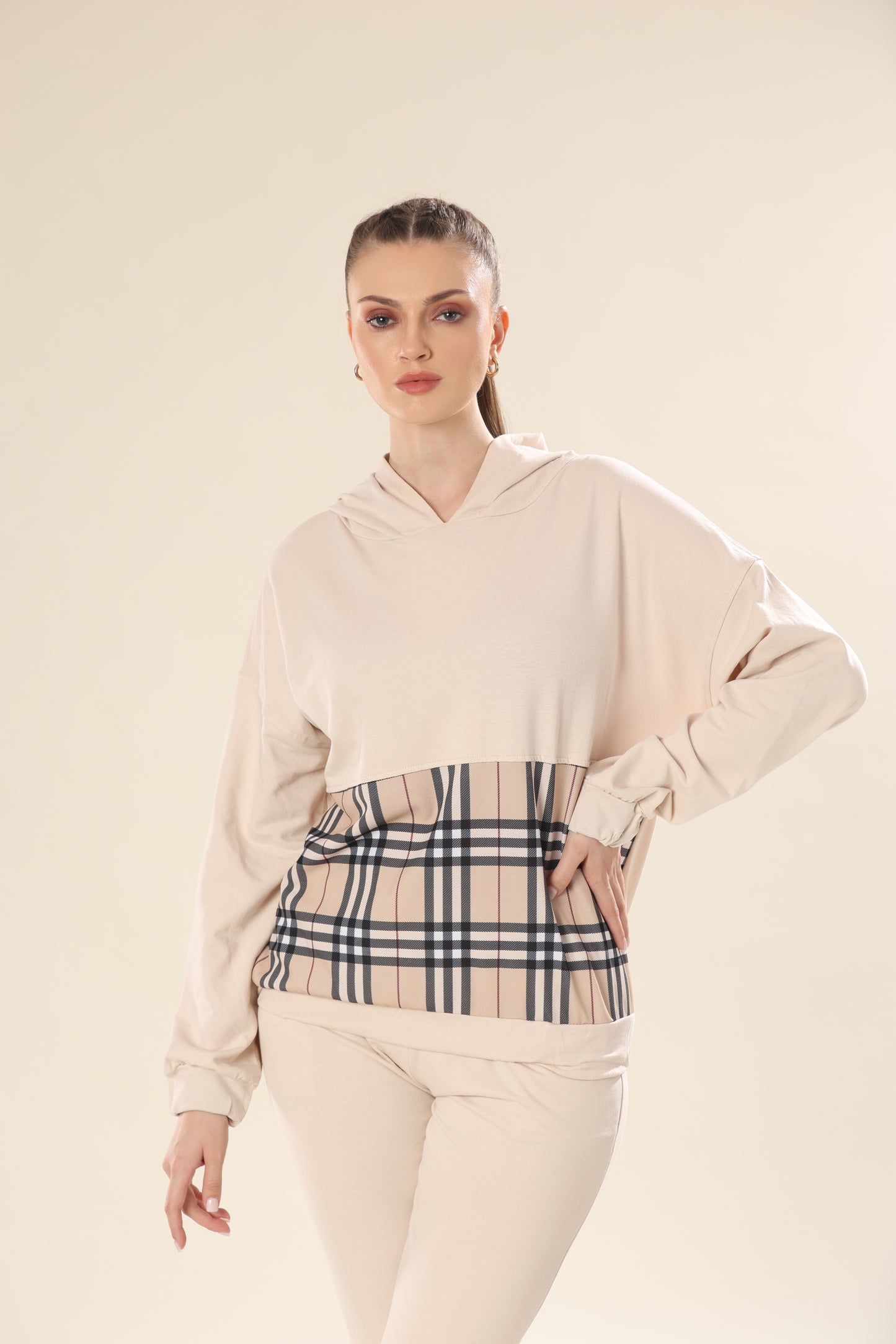 Checkered Comfort Track Suit