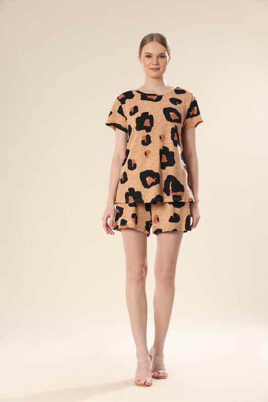 Leopard Luxe Relaxation Night Wear Set