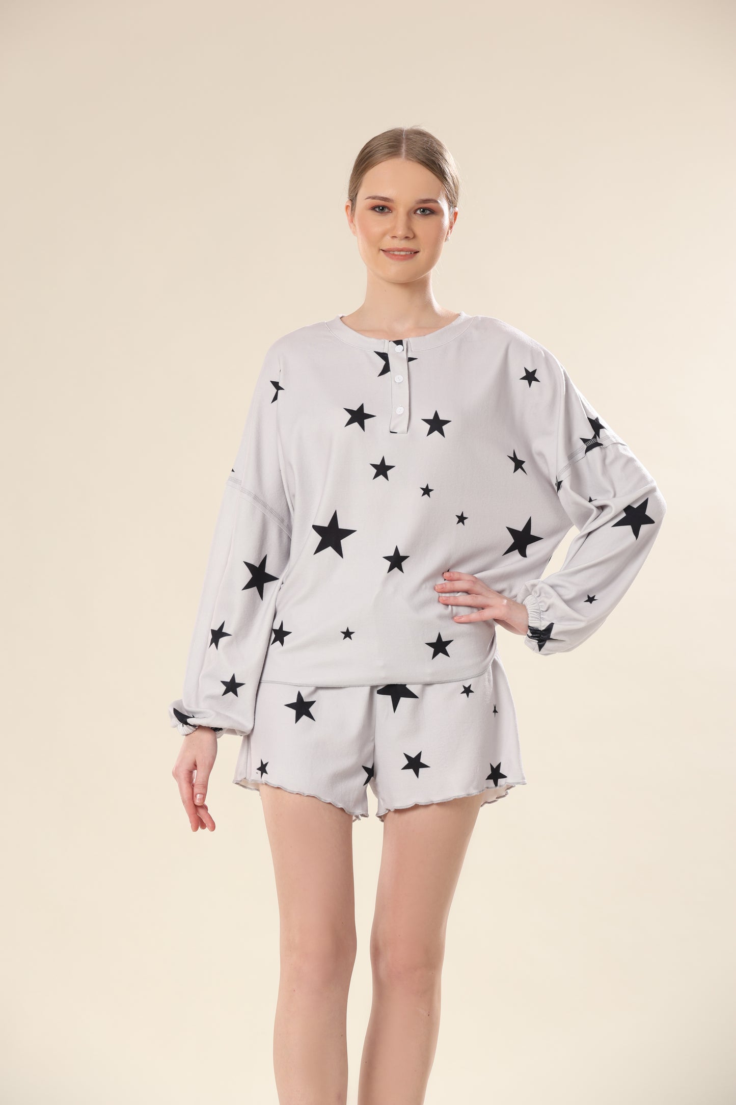 Galactic Charm Knit Night Wear