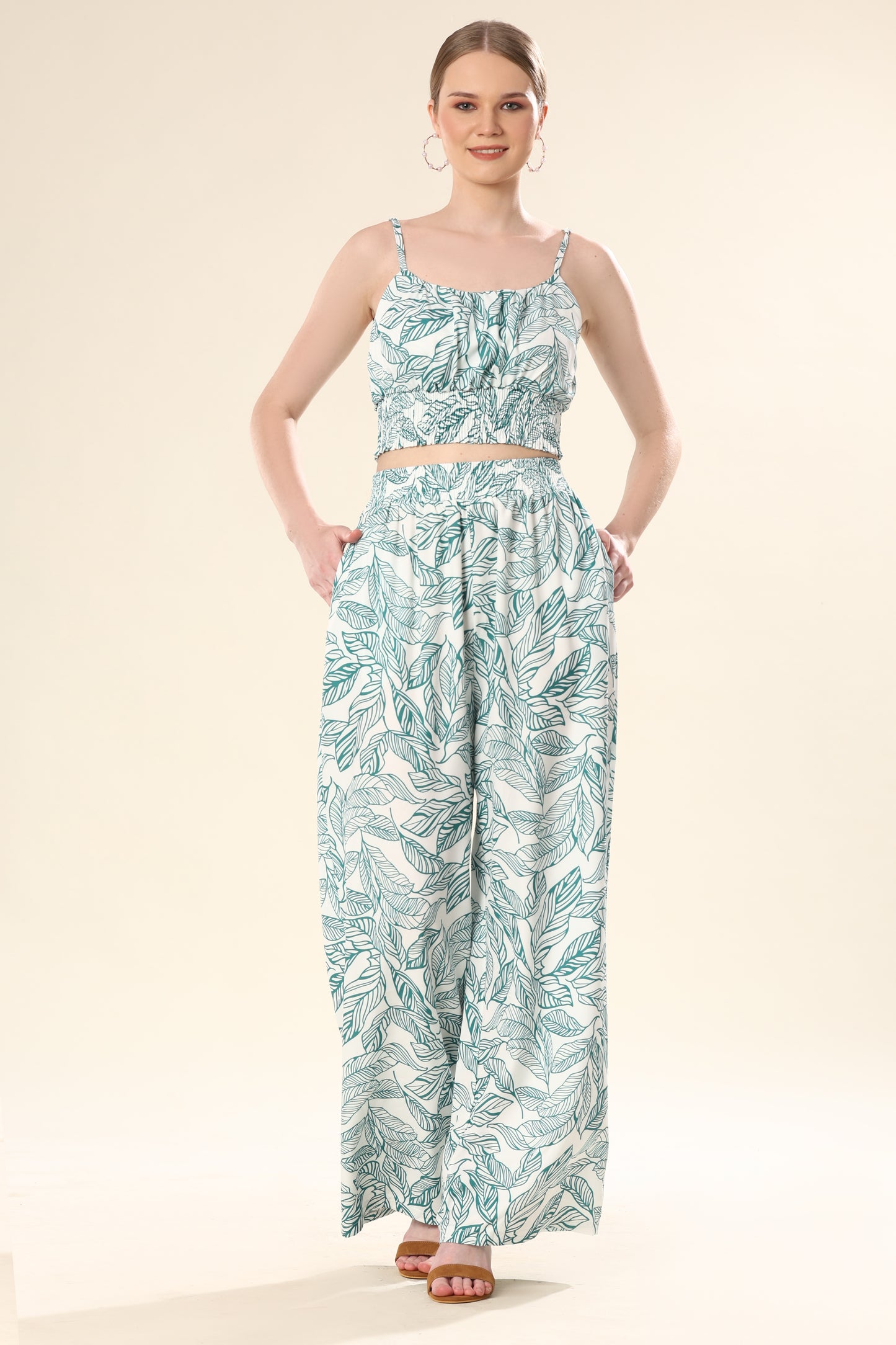 Greenery Bloom Co-Ord Set Beauty