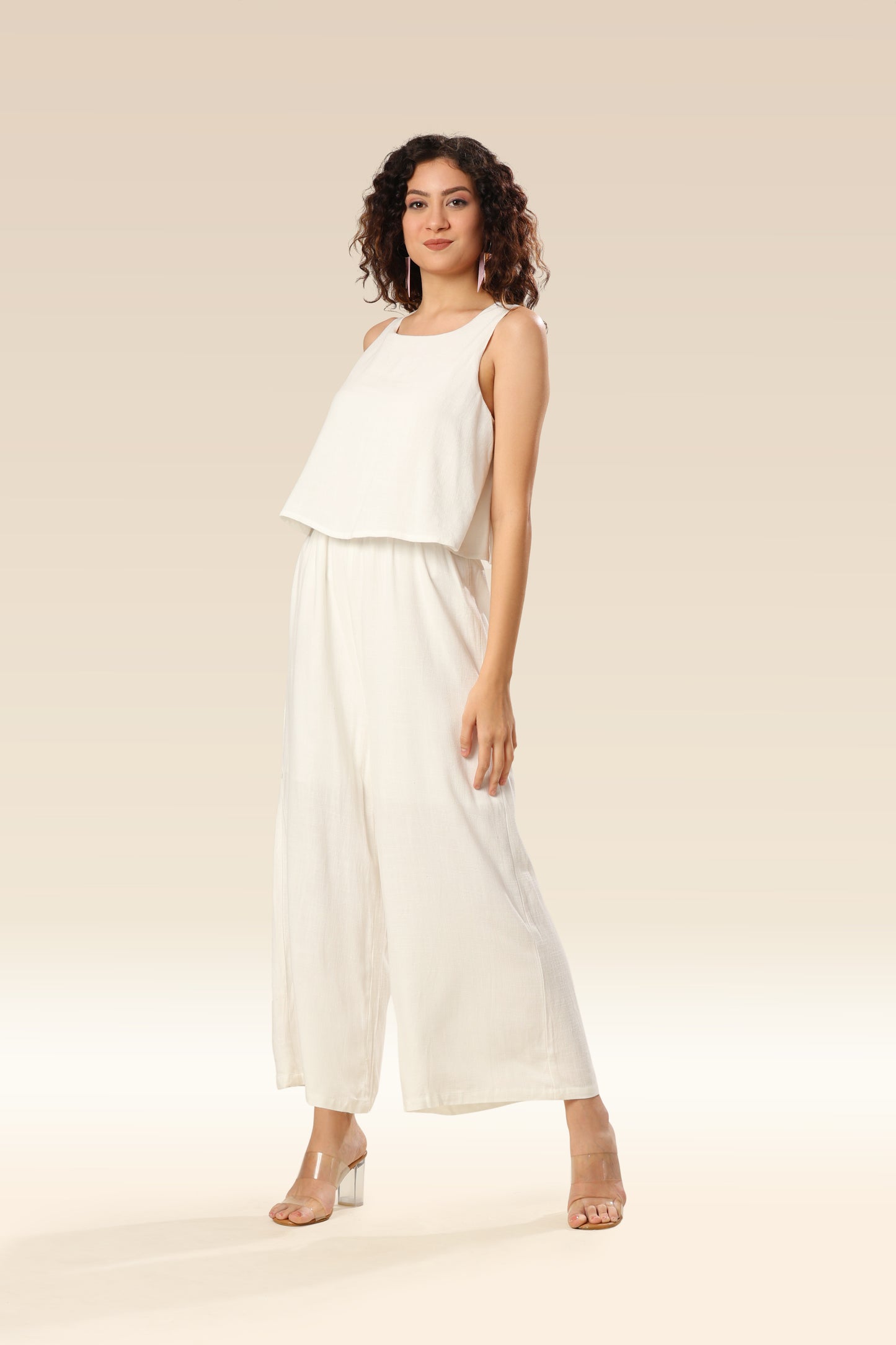 Chic Taupe Tenderness Jump Suit