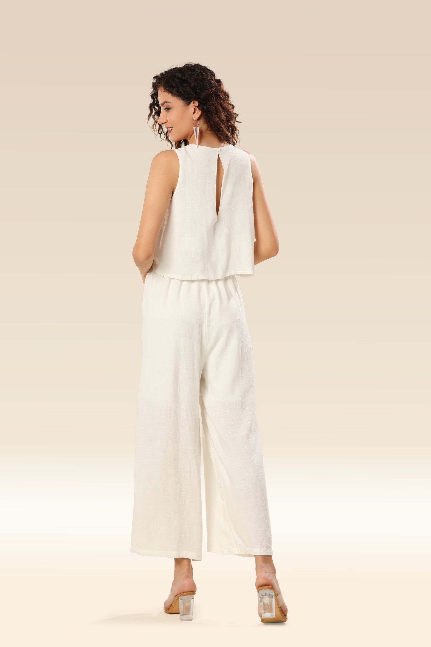 Chic Taupe Tenderness Jump Suit