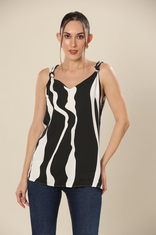 Nautical Knot Ocean Waves Top