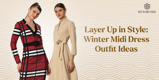 Layer Up in Style: Winter Midi Dress Outfit Ideas