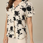 Bisque Blossom Print Top