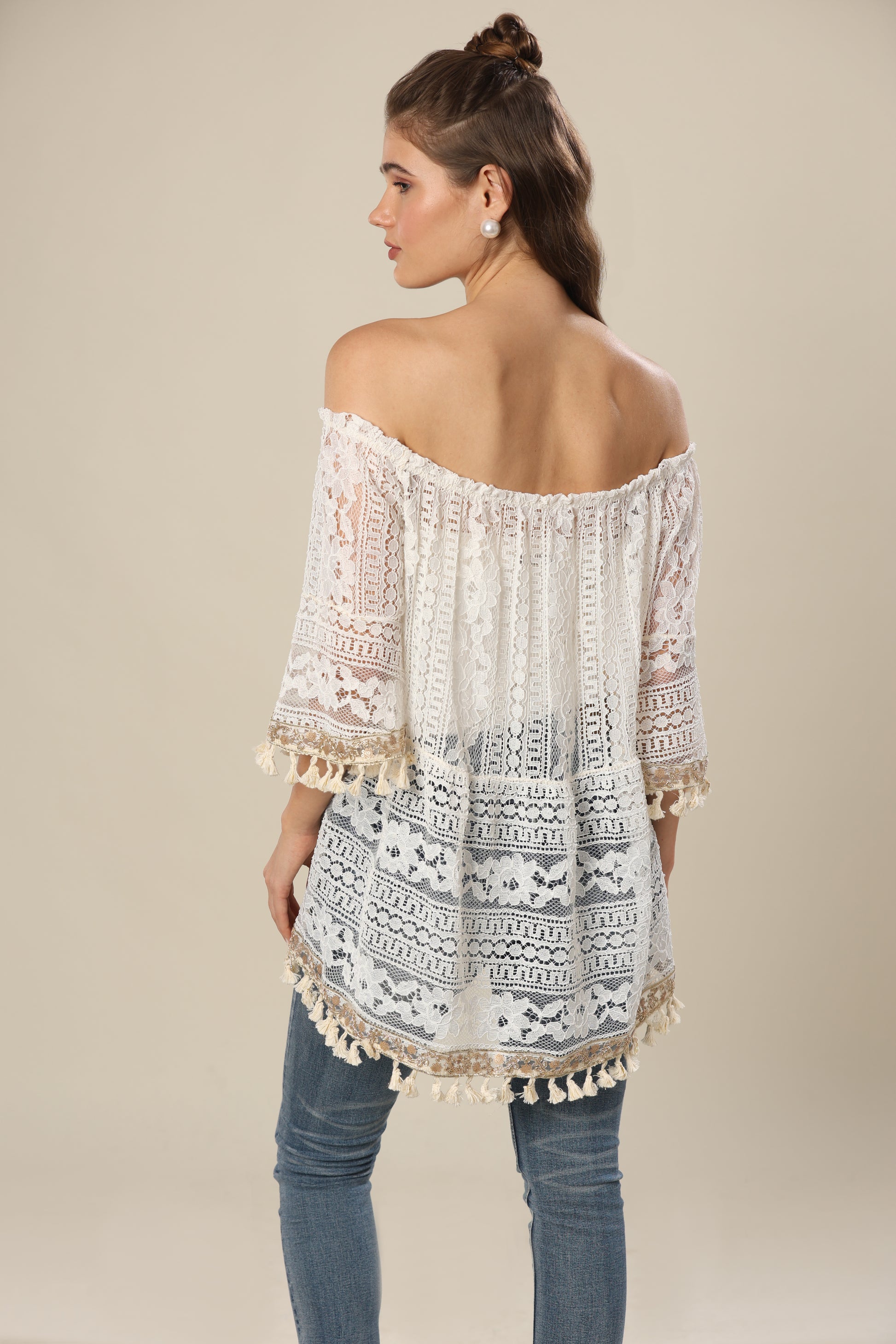 Frosty Lace Fit And Flare Dress Resortire Frosty Lace Fit And Flare Dress Resortire