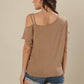 Daring Shoulder Twist Ensemble Top