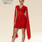 Ravishing Red Pleat Fiesta Dress