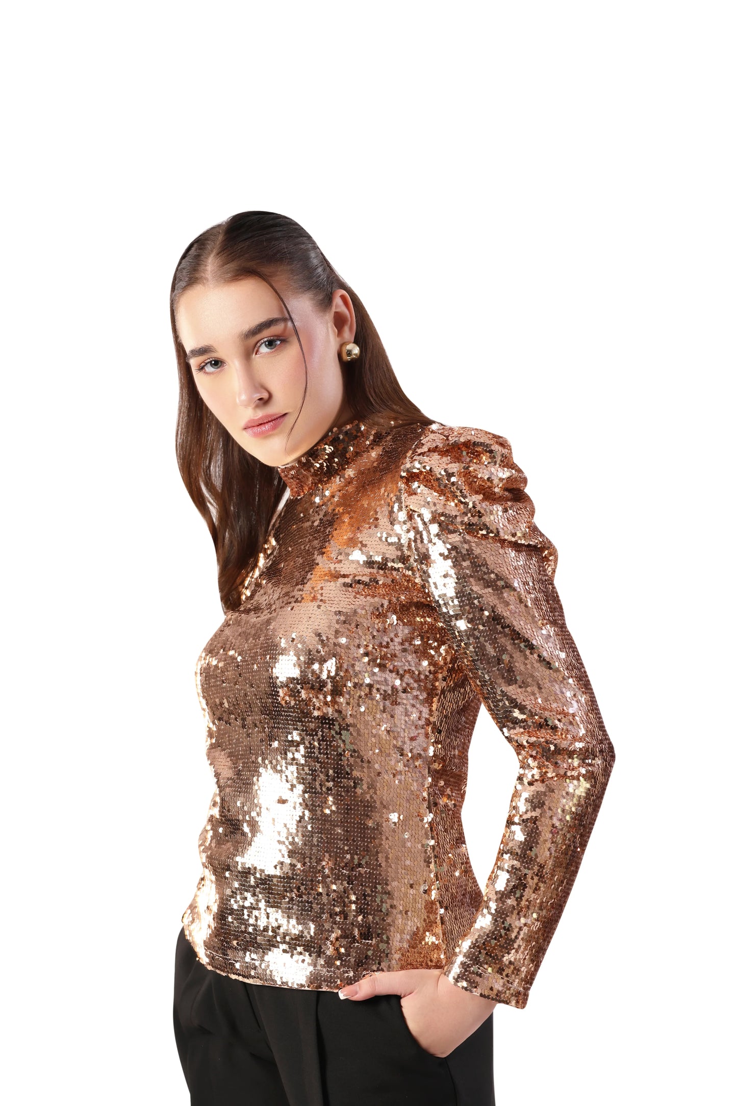 Golden Glam, Timeless Charm Top