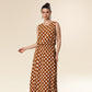 Caramel Charm Dottie Dress