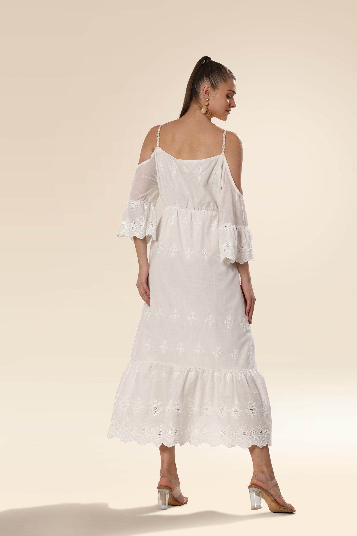 Summer Serenade Embroidery Delight Dress