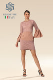 Soft Elegance With Lace Trims Dress