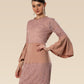 Soft Elegance With Lace Trims Dress