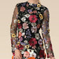 Spring Autumn Floral Dress