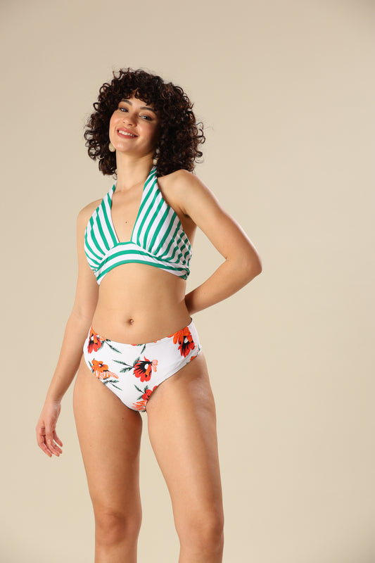 Green Oasis Ensemble Bikini Set