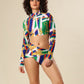 Mossy Marvel Zipper Bikini Set