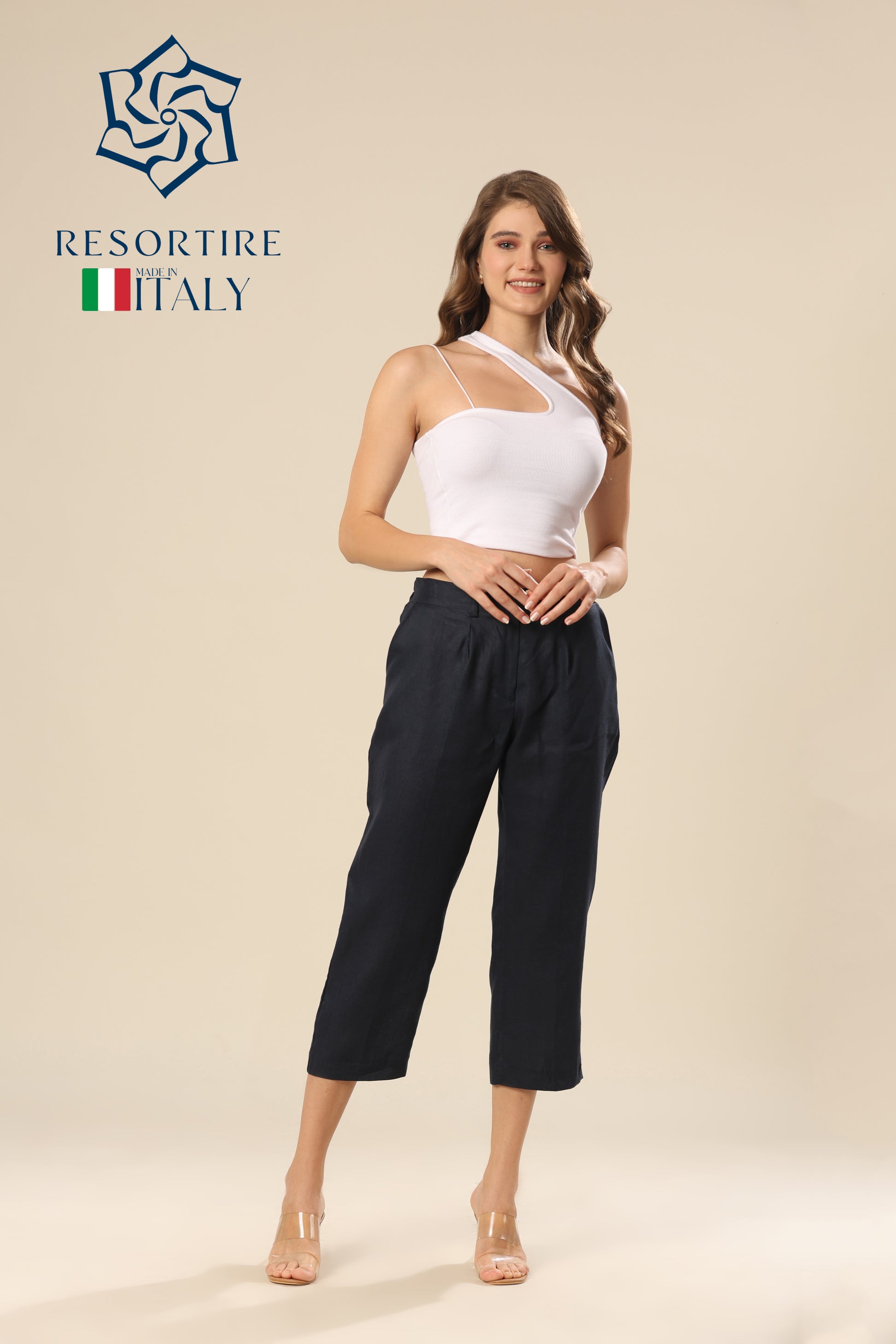 Luxe Linen Delight Pant - Made in Italy
