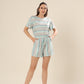 Forest Stripe Ensemble Romper