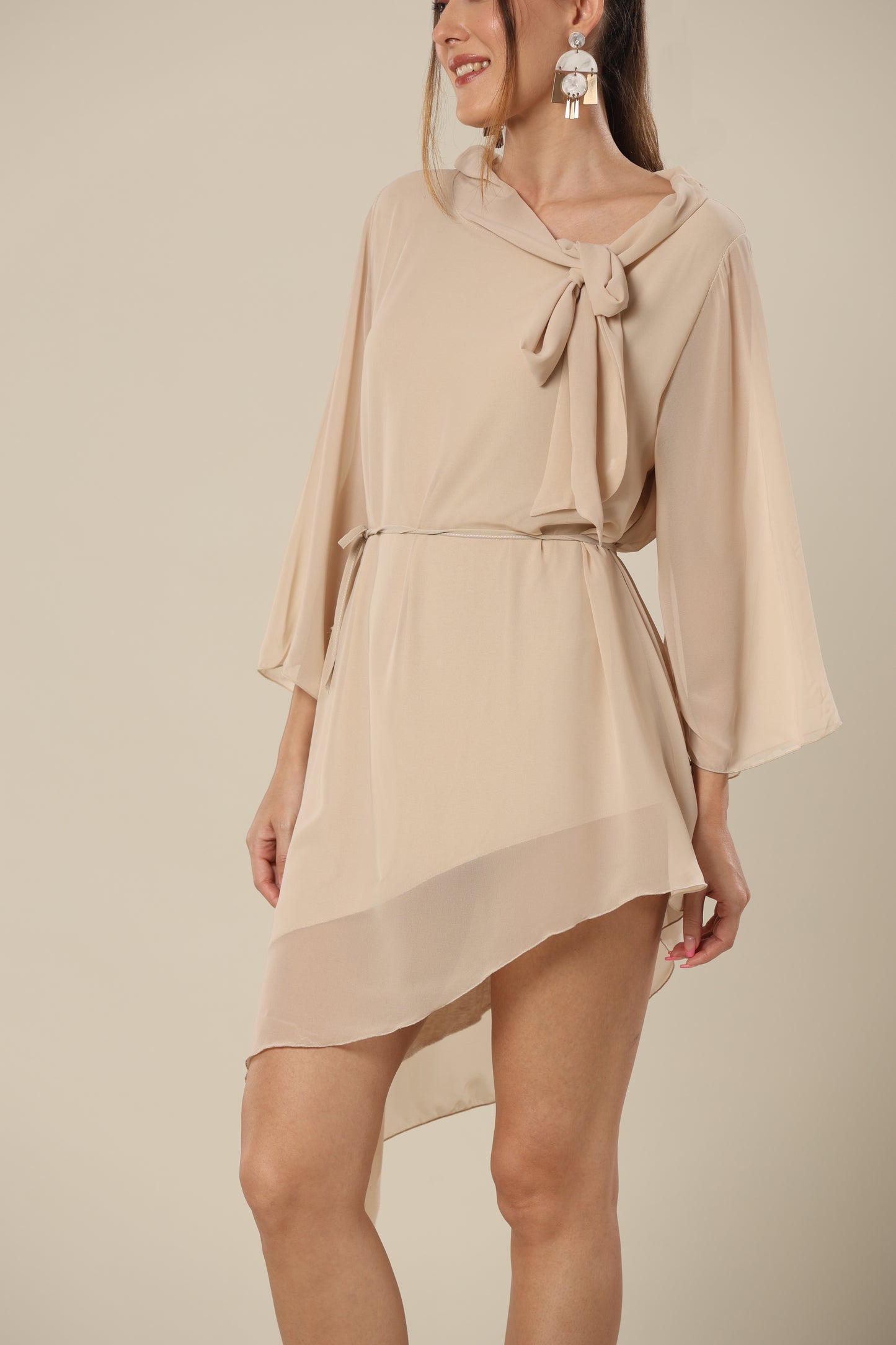 Urban Glow Semi-Transparent Elegant Tunic