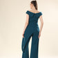 Turquoise Tranquility Bateau Chic Set Top & Pants Set