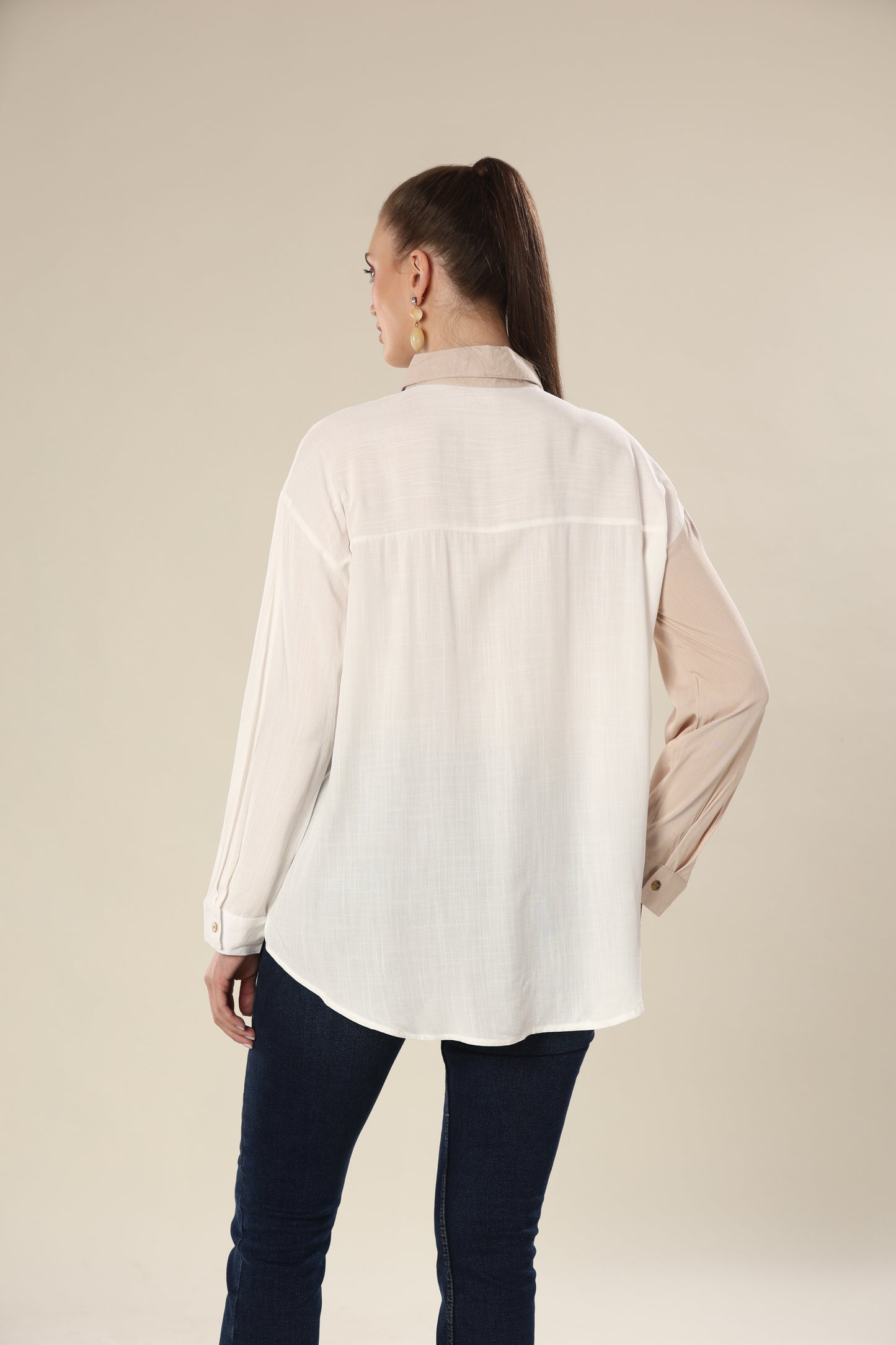 Versatile Khaki Block Top