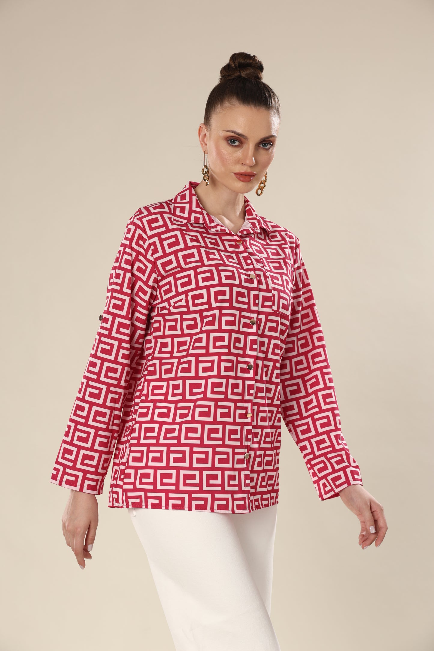 Laventa Ladyrinth Geometric Charm Shirt