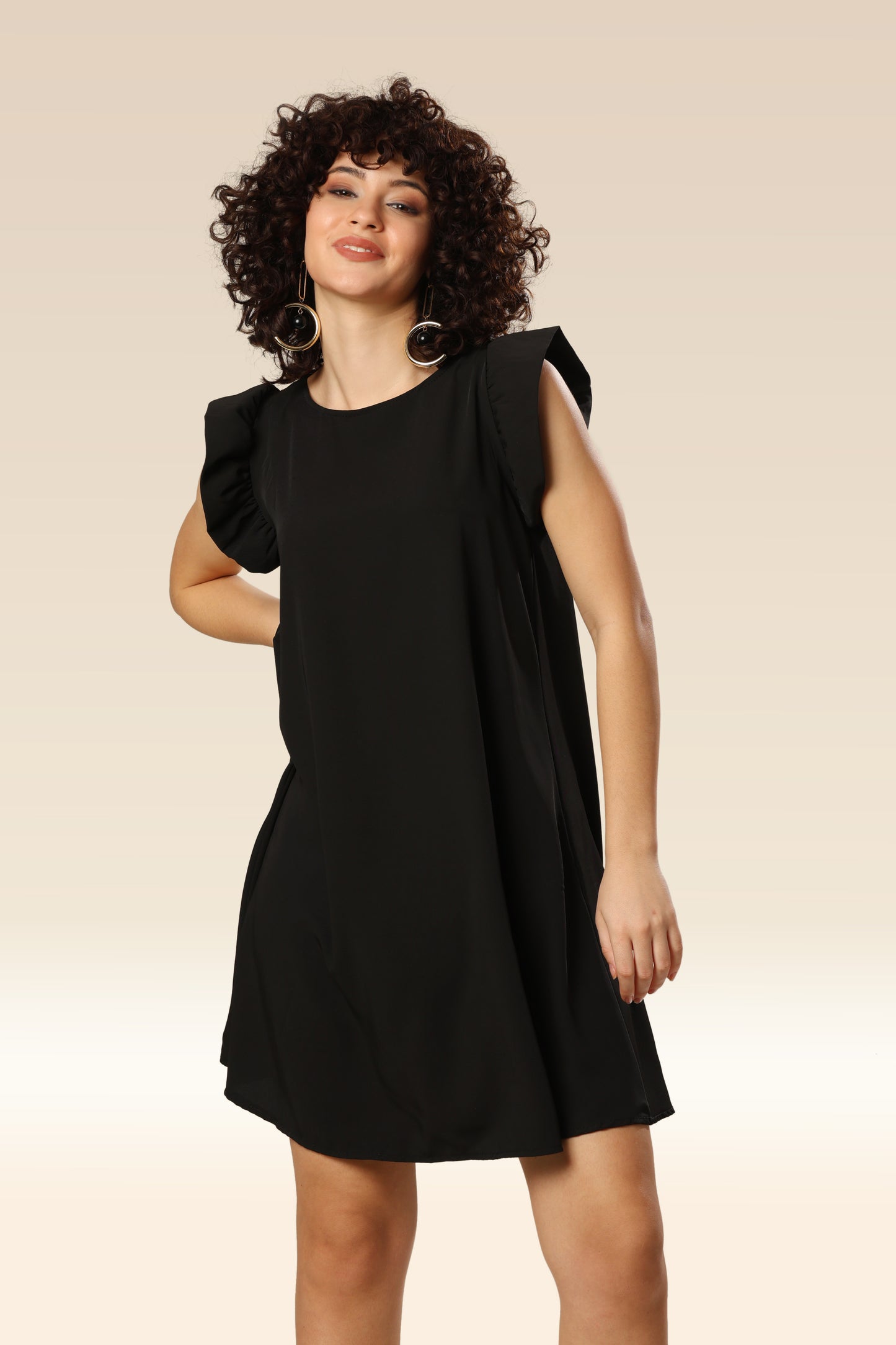 Sassy Sleeve Soiree Dress