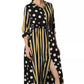 Mingle & Dazzle Brown Polka Symphony Dress