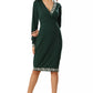 Deep Forest Geometry Elegance Dress