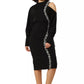 Geometric Gala Off-Shoulder Stunner Dress